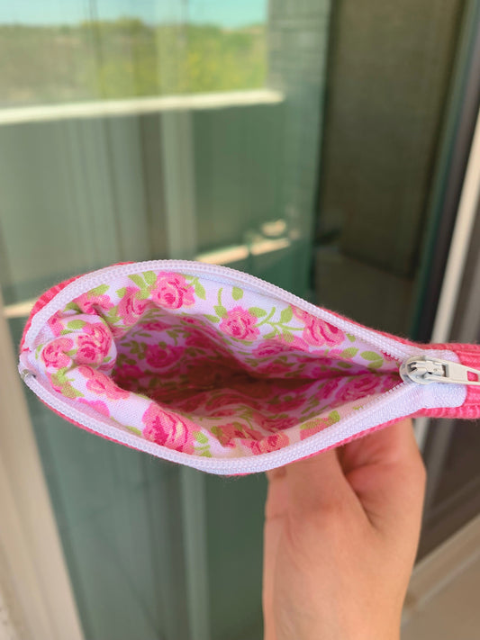 Pretty In Pink Keychain Wallet