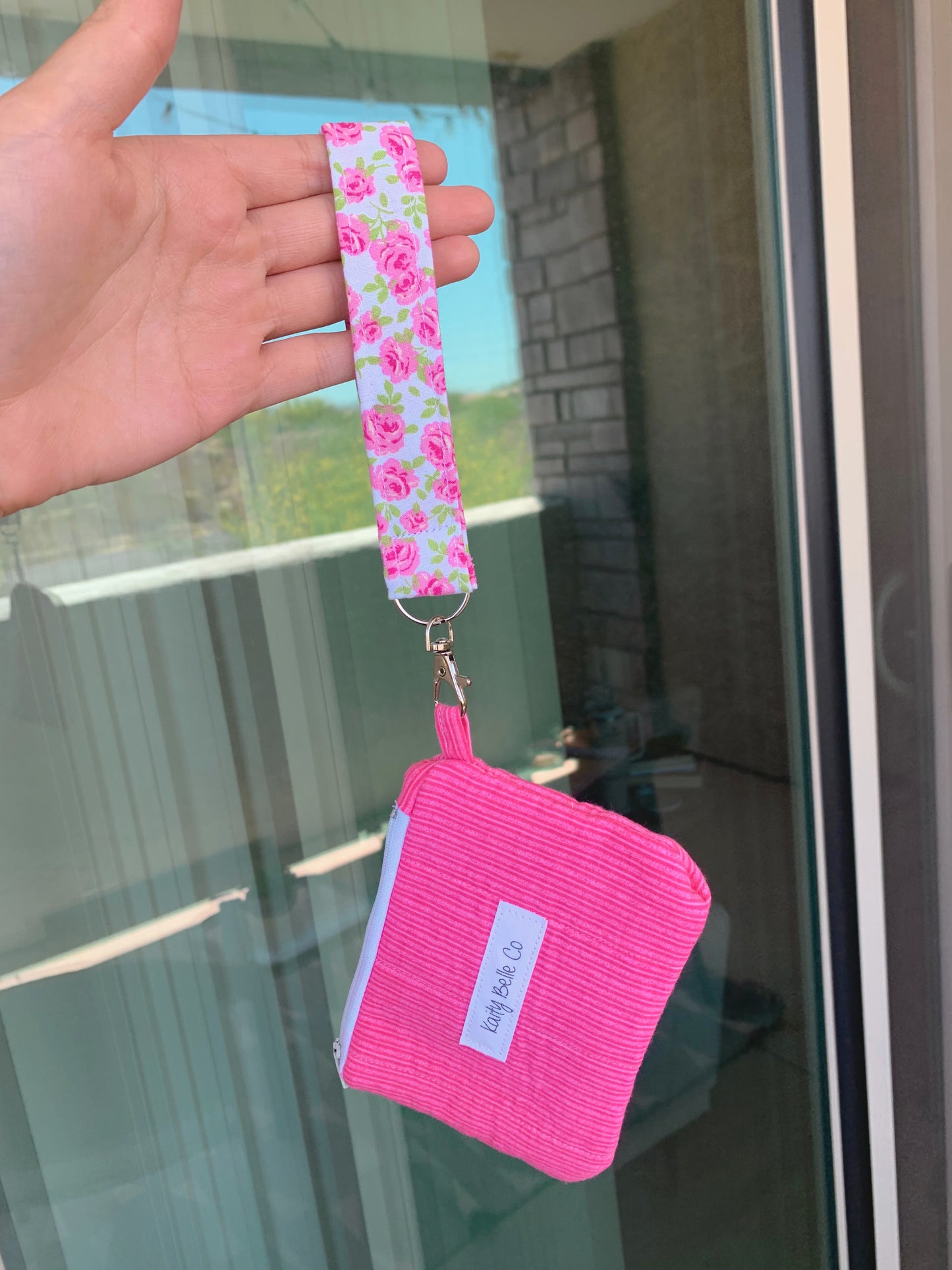 Pretty In Pink Keychain Wallet